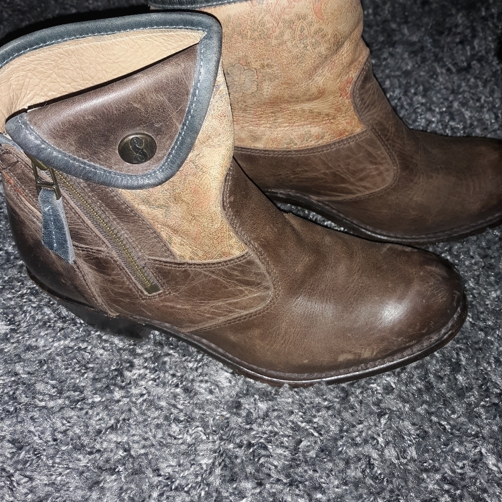 Sonora leather ankle boots SN1581 MSK6 size 7.5B